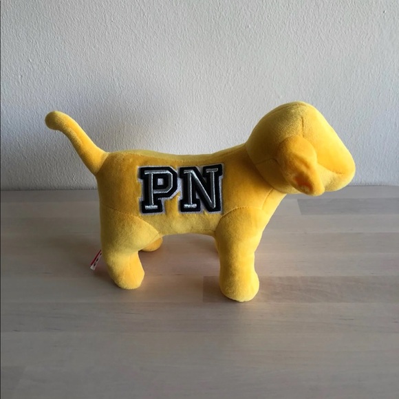 PINK Victoria's Secret Other - VS PINK Pink Nation Yellow Puppy Dog Plush